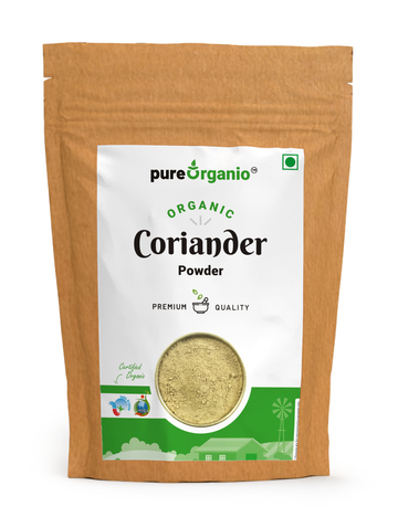 Pure Organio Organic Coriander Powder (dhaniya) Indian Organic NPOP Certified
