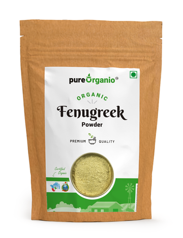 Pure Organio Organic Fenugreek Powder Methi powder Indian Organic NPOP Certified