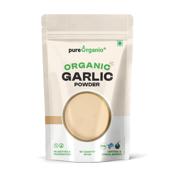 Pure Organio Organic Garlic Powder Indian Organic NPOP Certified