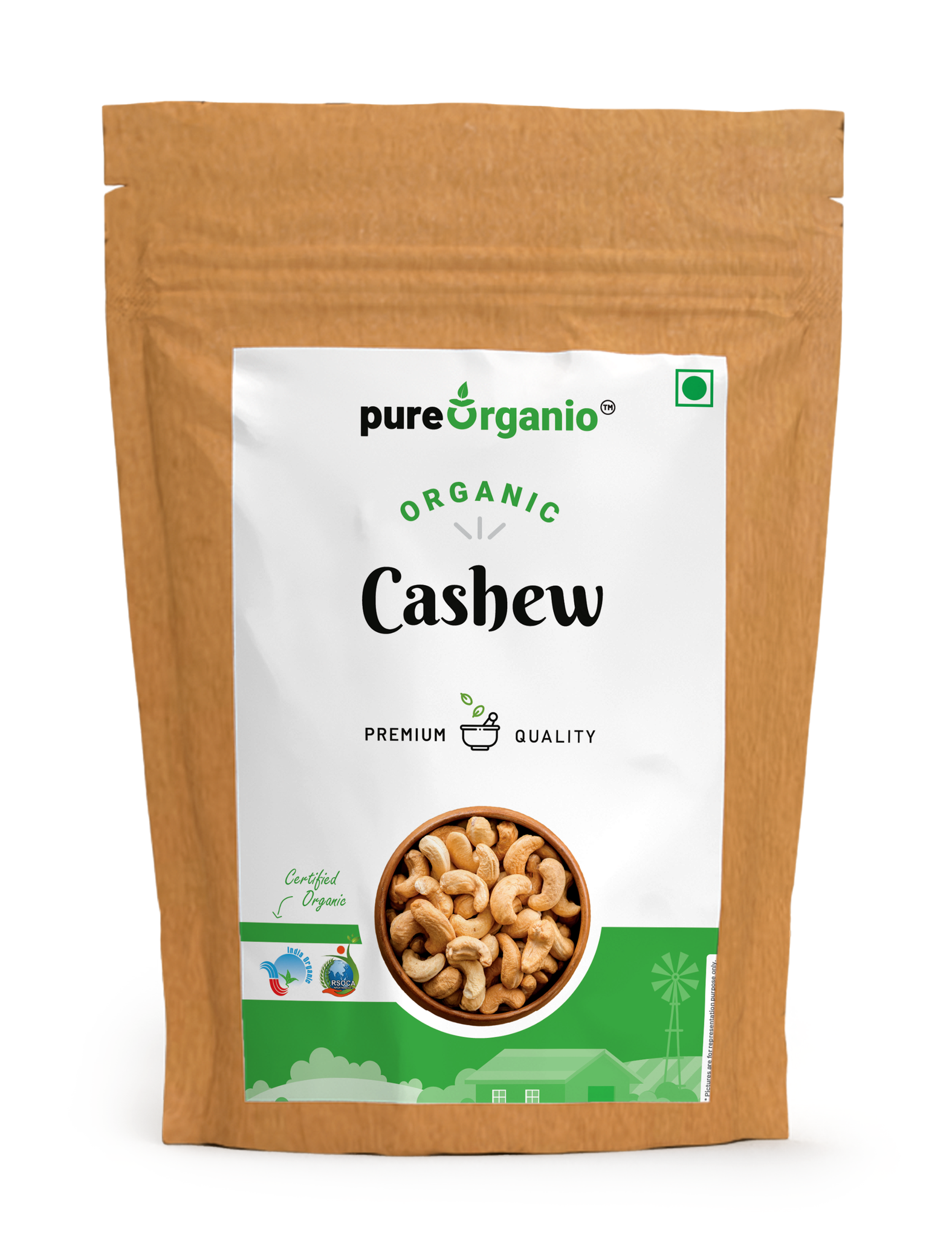 Pure Organio Organic Cashew - Kaju