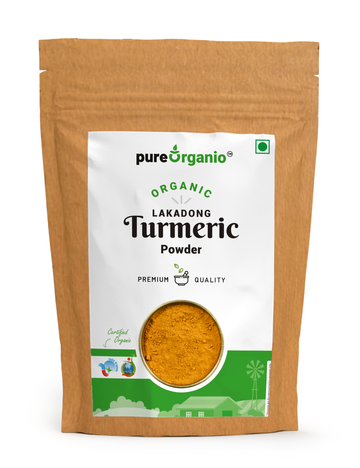 Pure Organio Organic Lakadong Turmeric Powder Indian Organic NPOP Certified