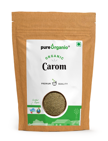 Pure Organio Organic Carom Ajwain Seeds