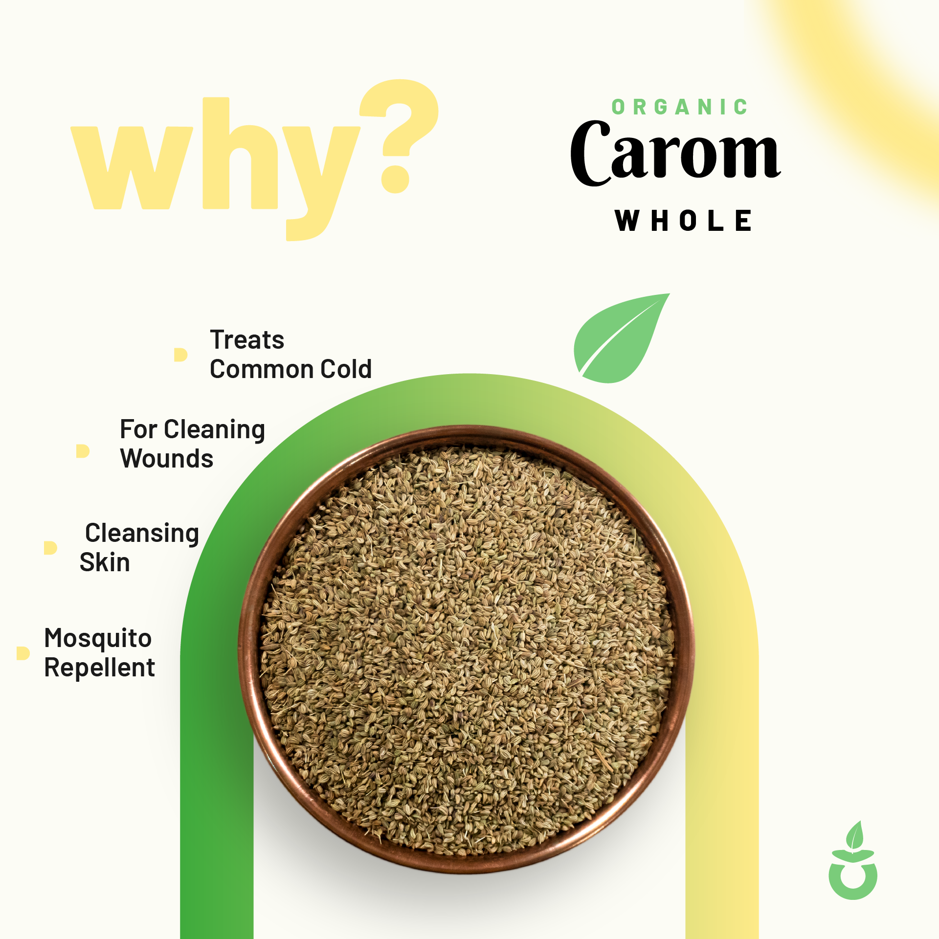 Organic Carom Seeds