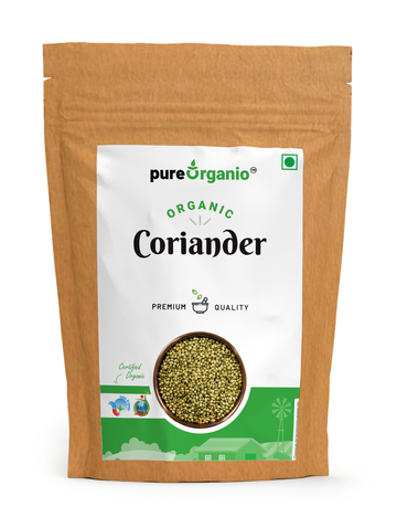 Pure Organio Organic Coriander Seeds sabut dhaniya