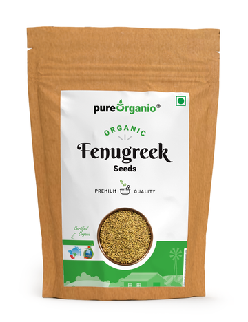 Pure Organio Organic Fenugreek Seeds Methi dana