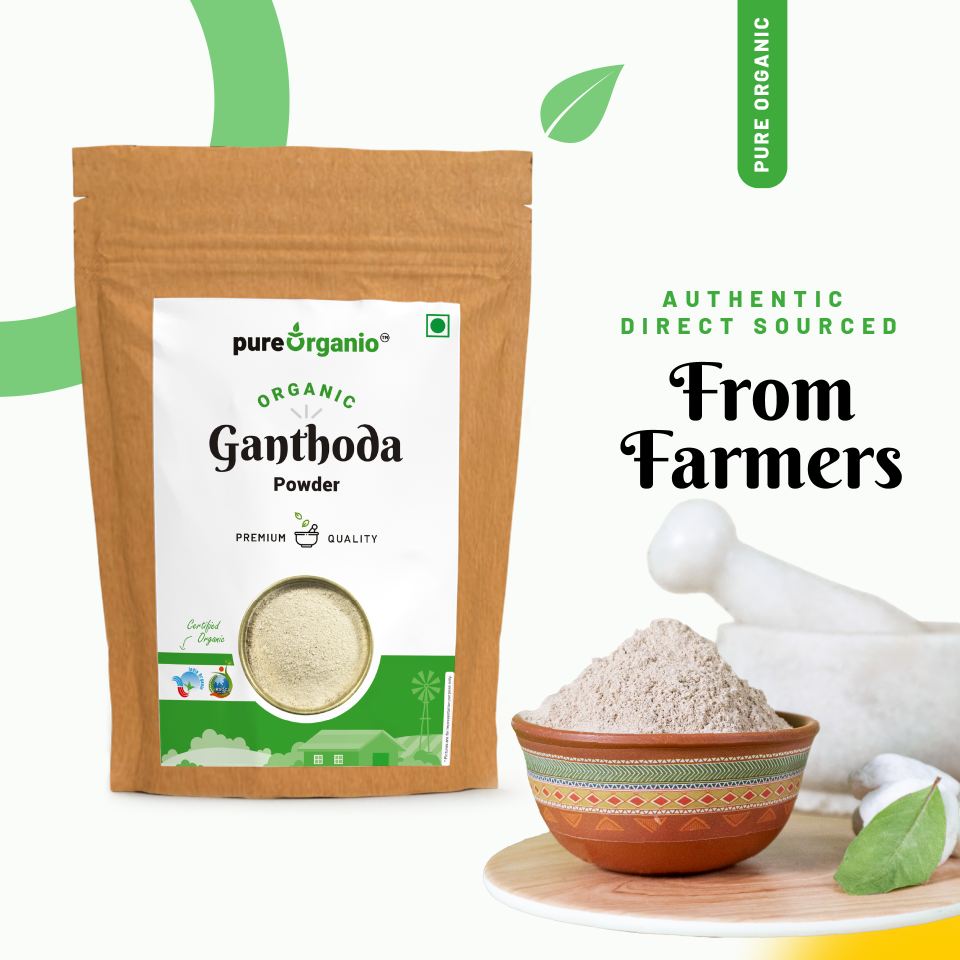 Organic Ganthoda Powder