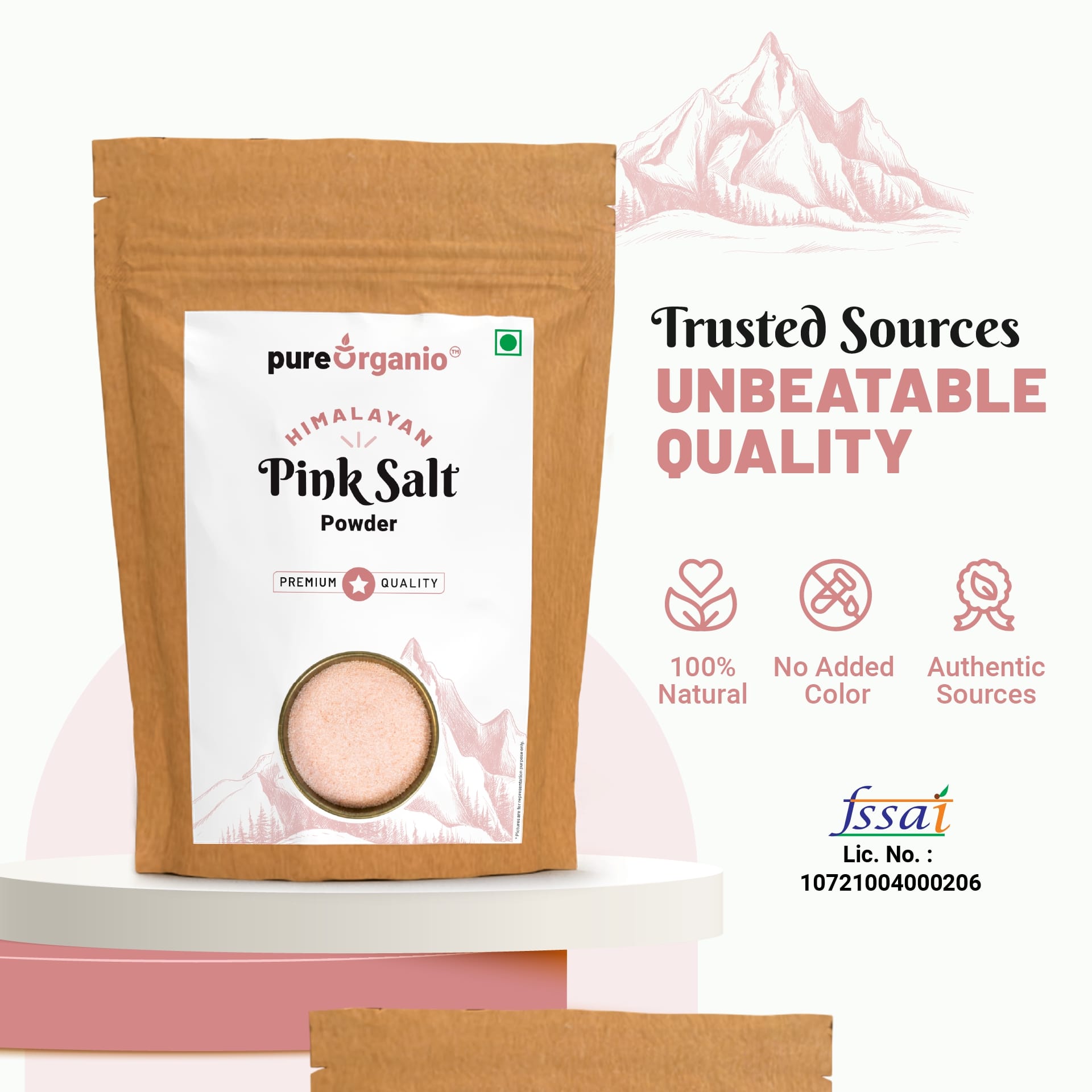 Natural Himalayan Pink Salt Powder