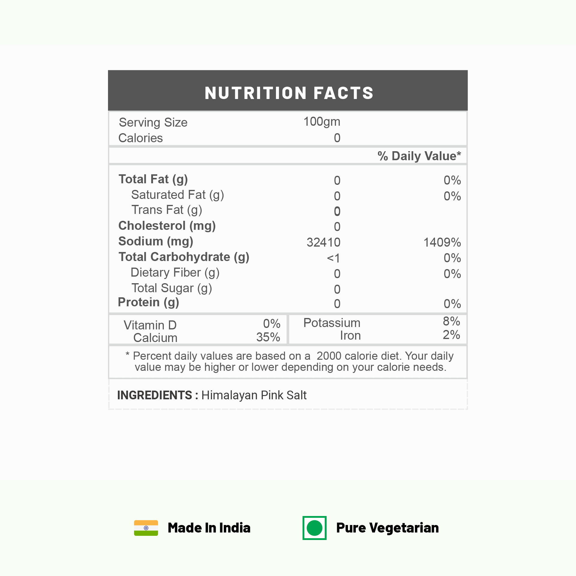Natural Himalayan Pink Salt Powder