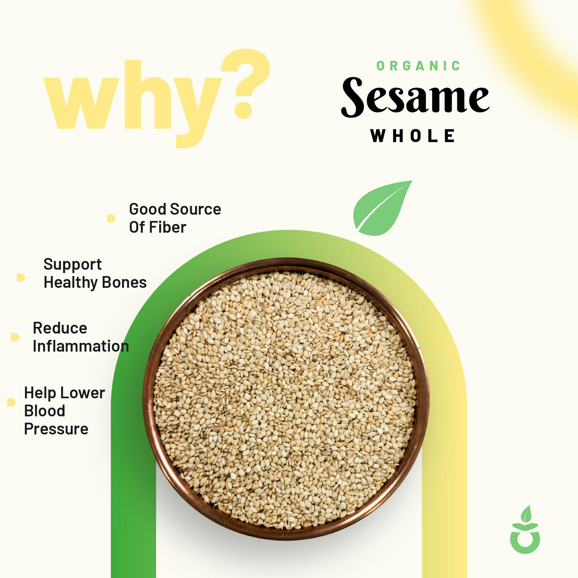 Organic White Sesame Seeds