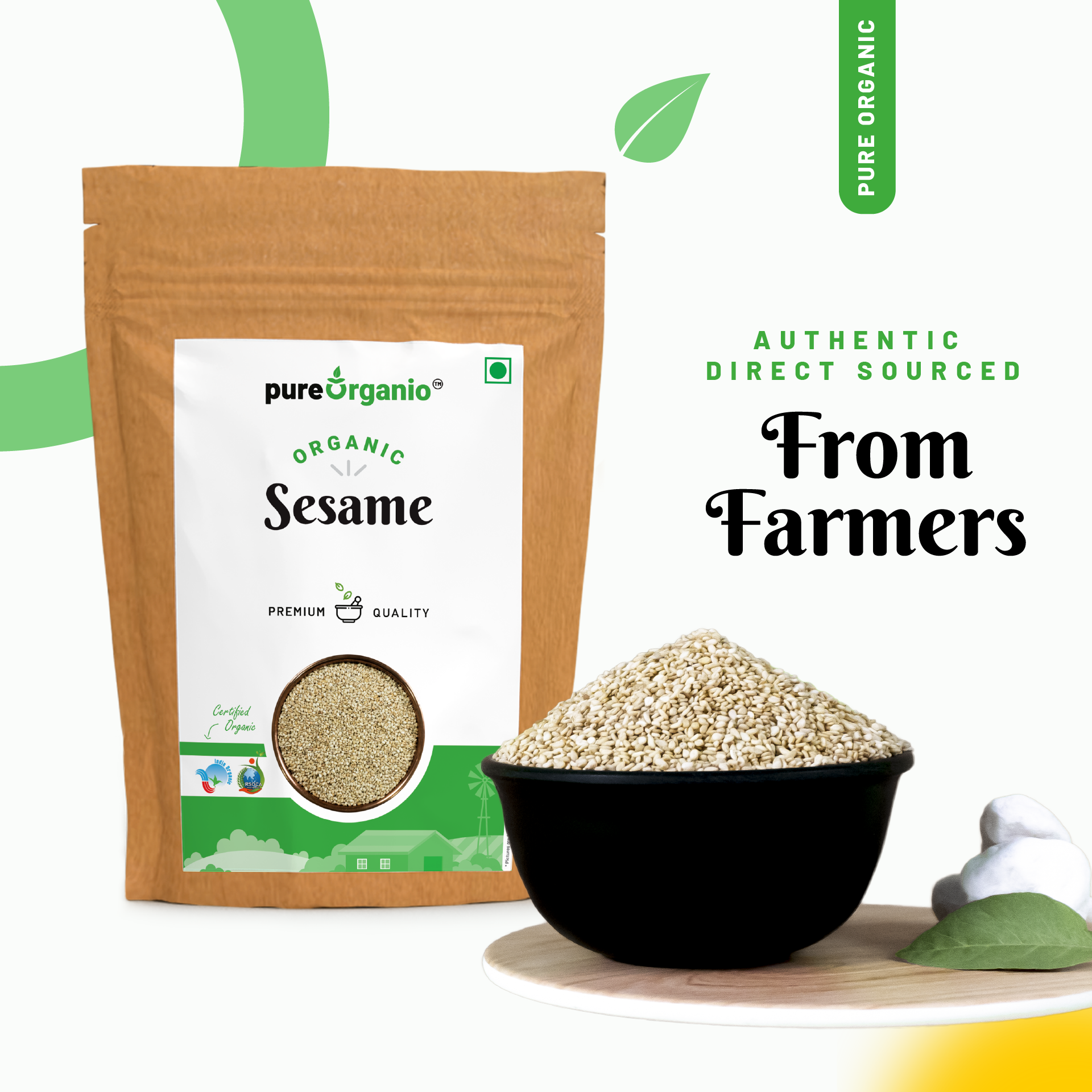Organic White Sesame Seeds