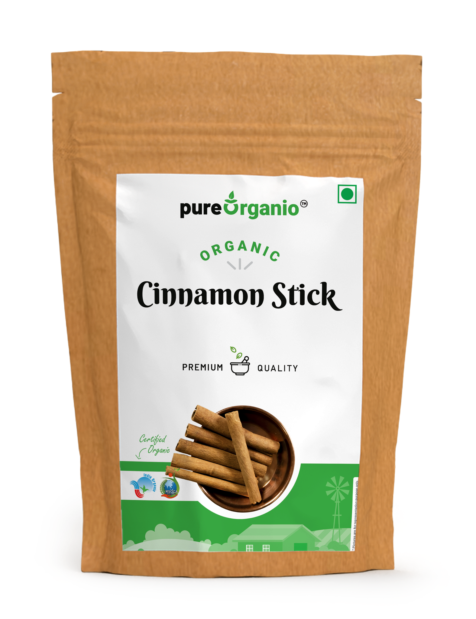 Pure Organio Organic Dalchini (Cinnamon Stick)