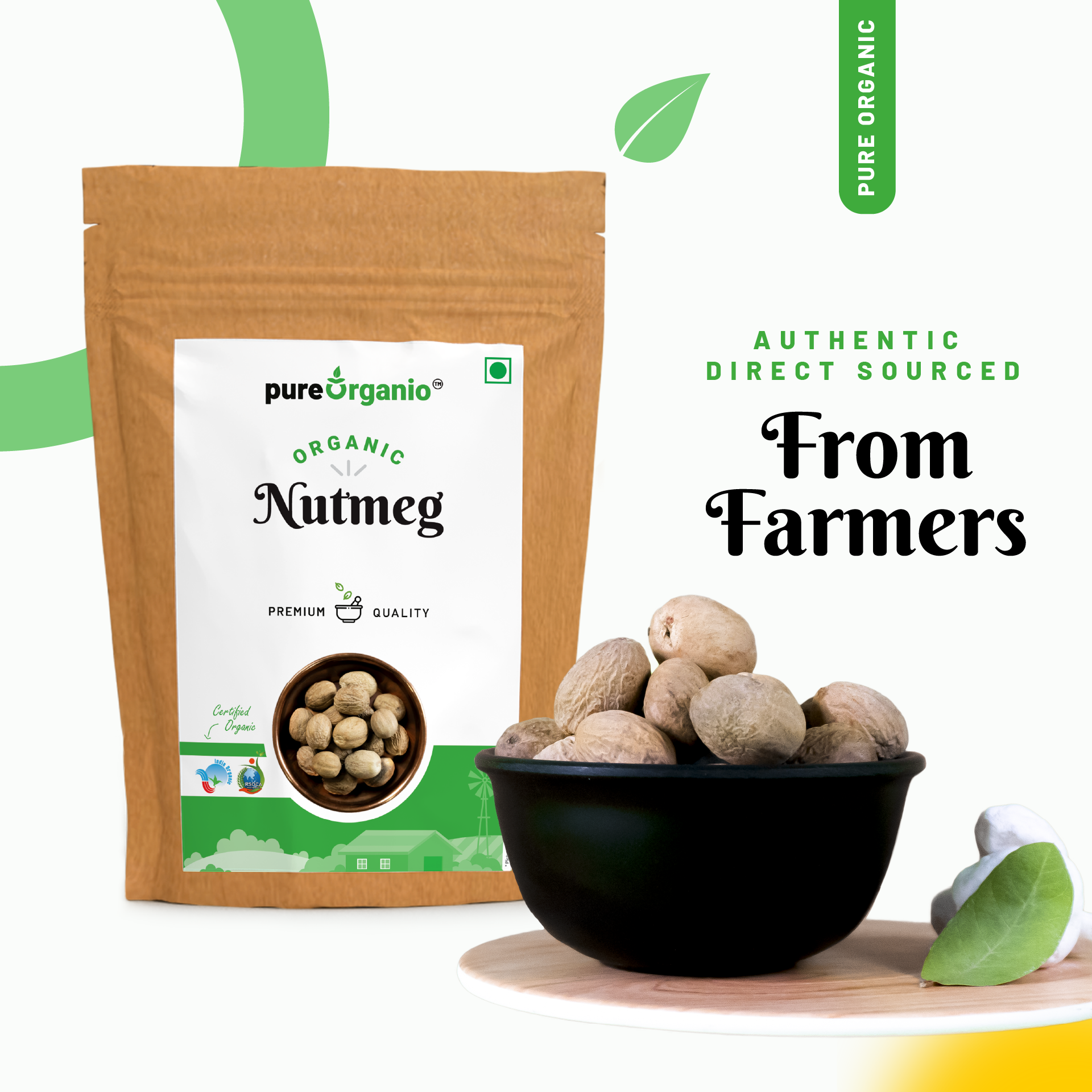 Organic Nutmeg