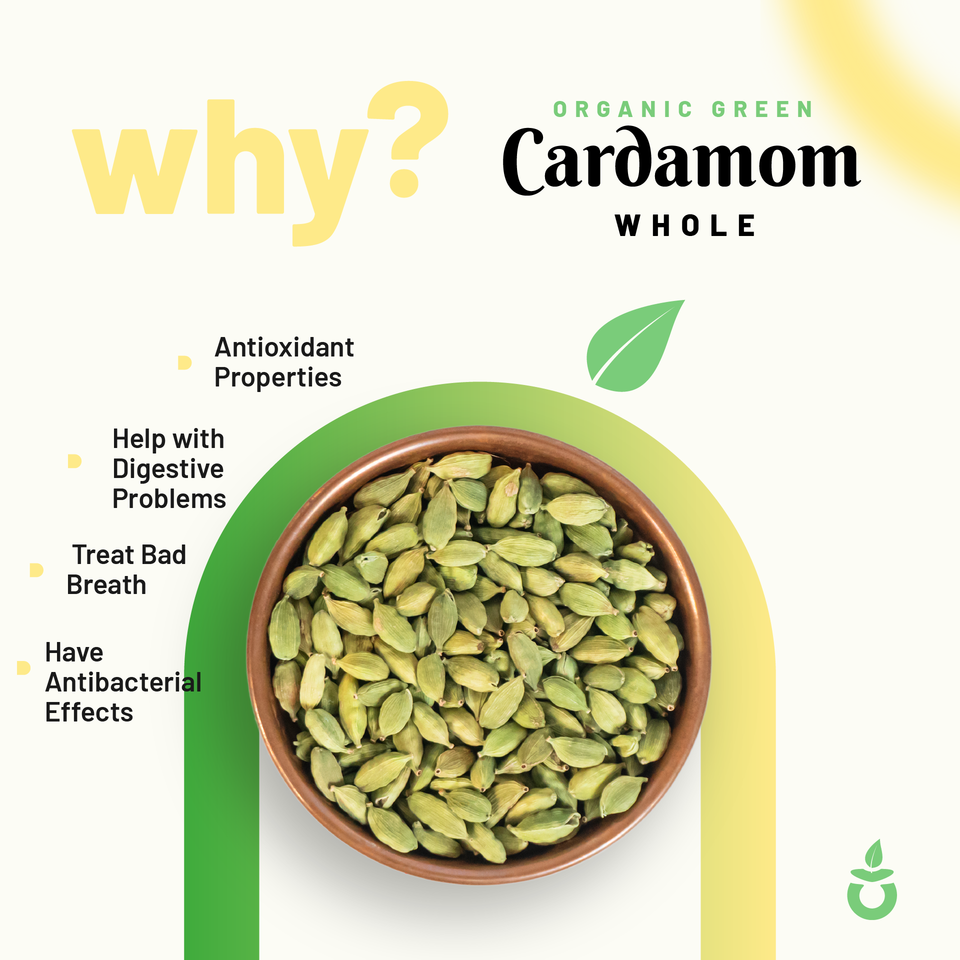 Organic Green Cardamom