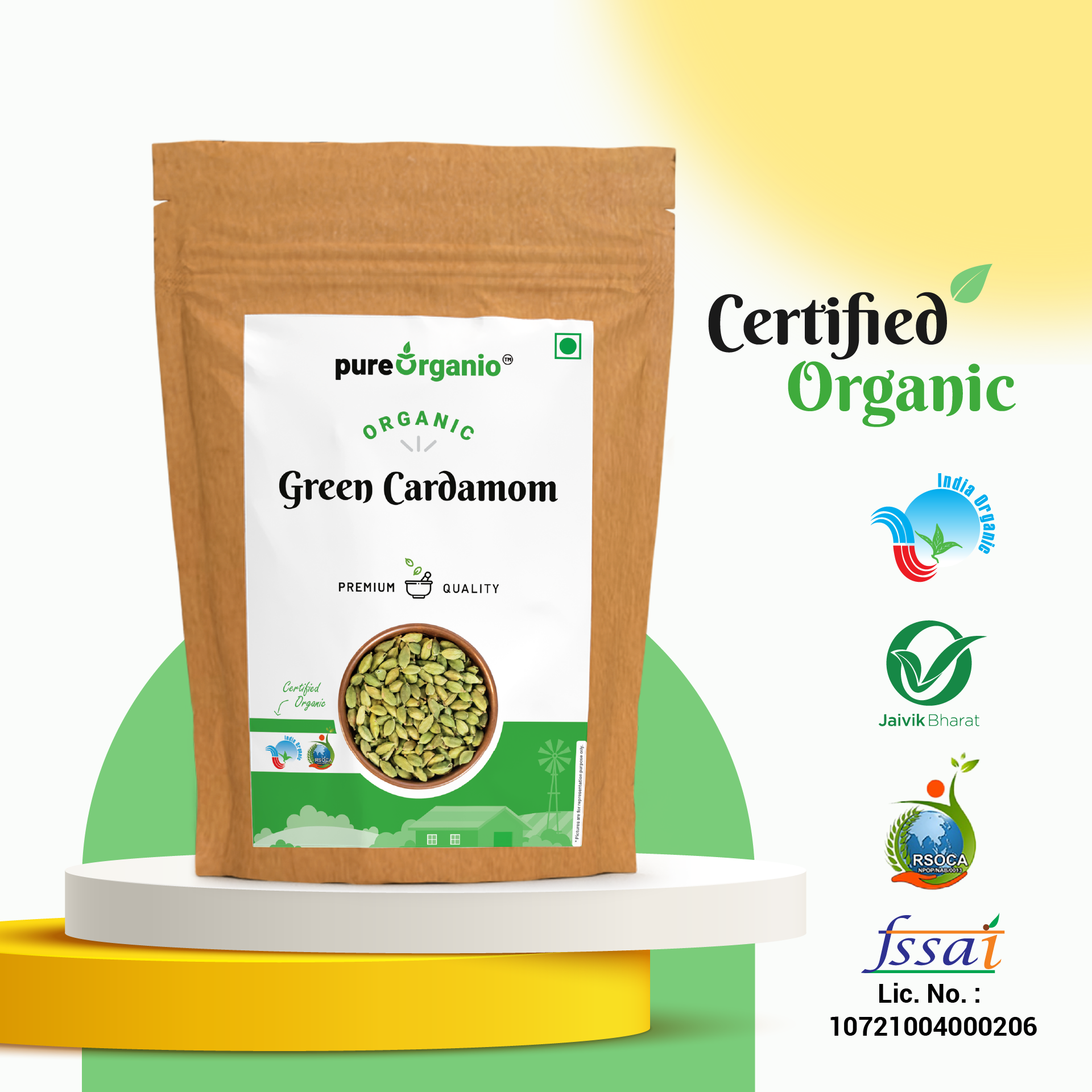 Organic Green Cardamom