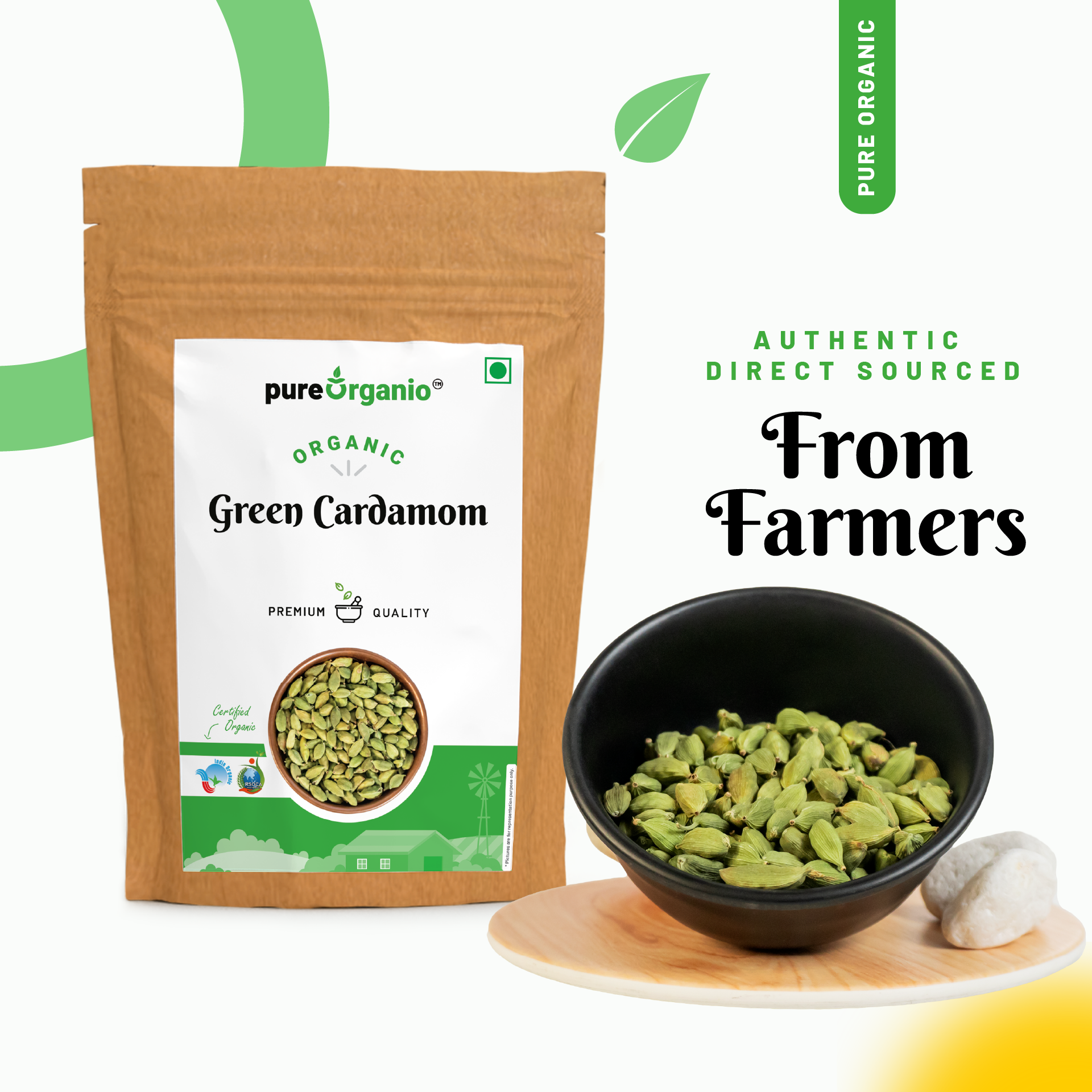 Organic Green Cardamom