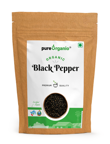 Pure Organio Organic Black Pepper - Kali Mirch