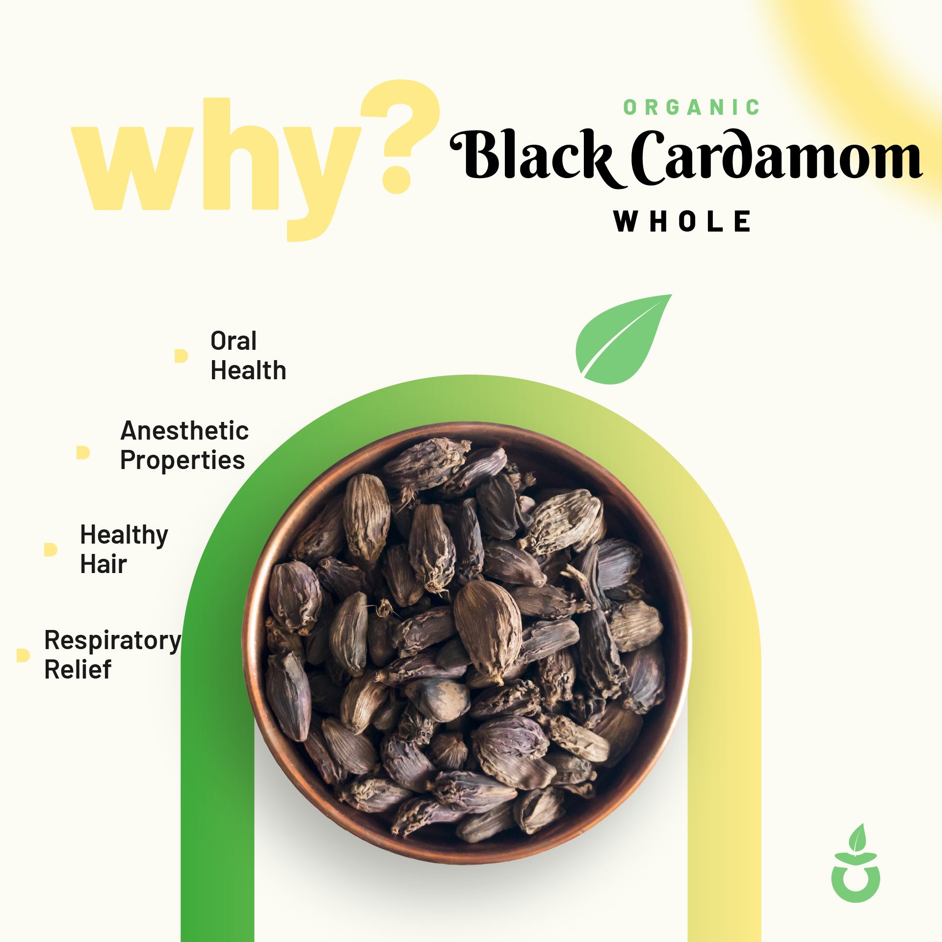 Organic Black Cardamom