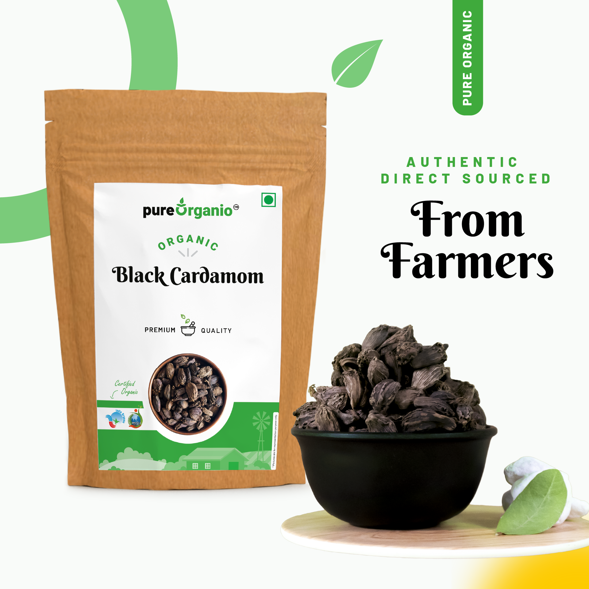 Organic Black Cardamom
