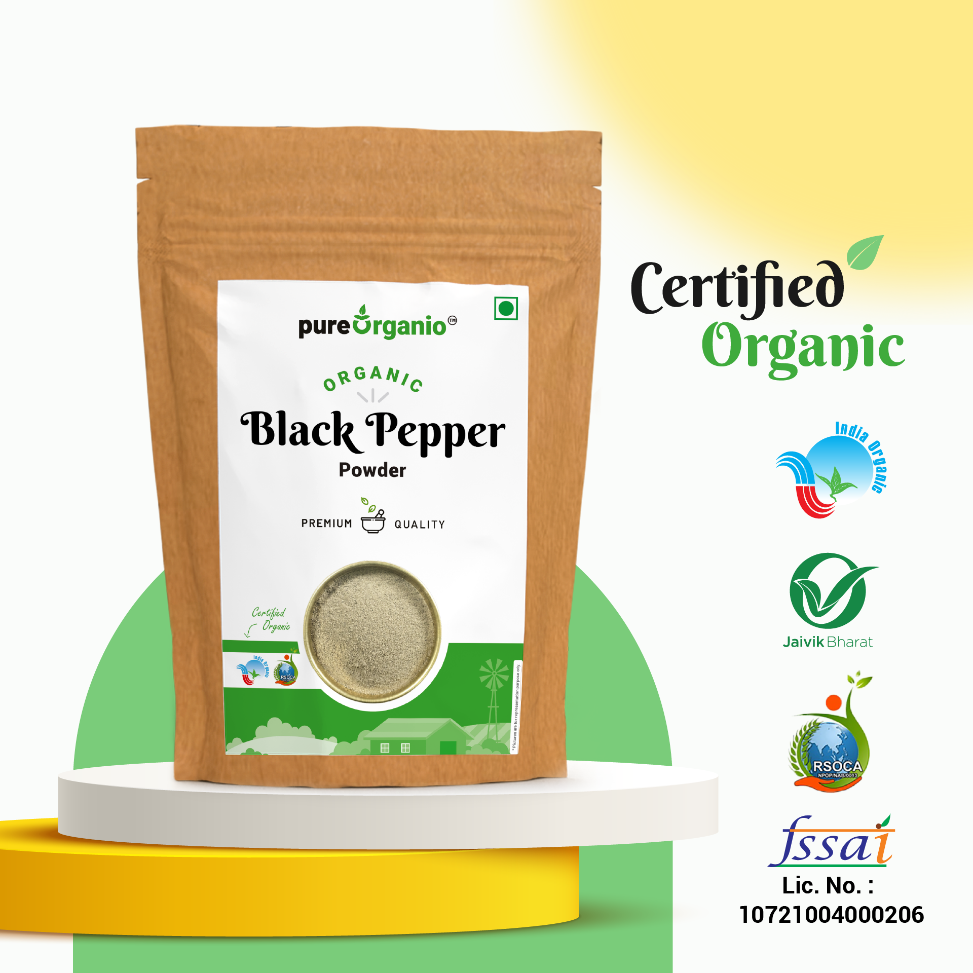 Organic Black Pepper Powder