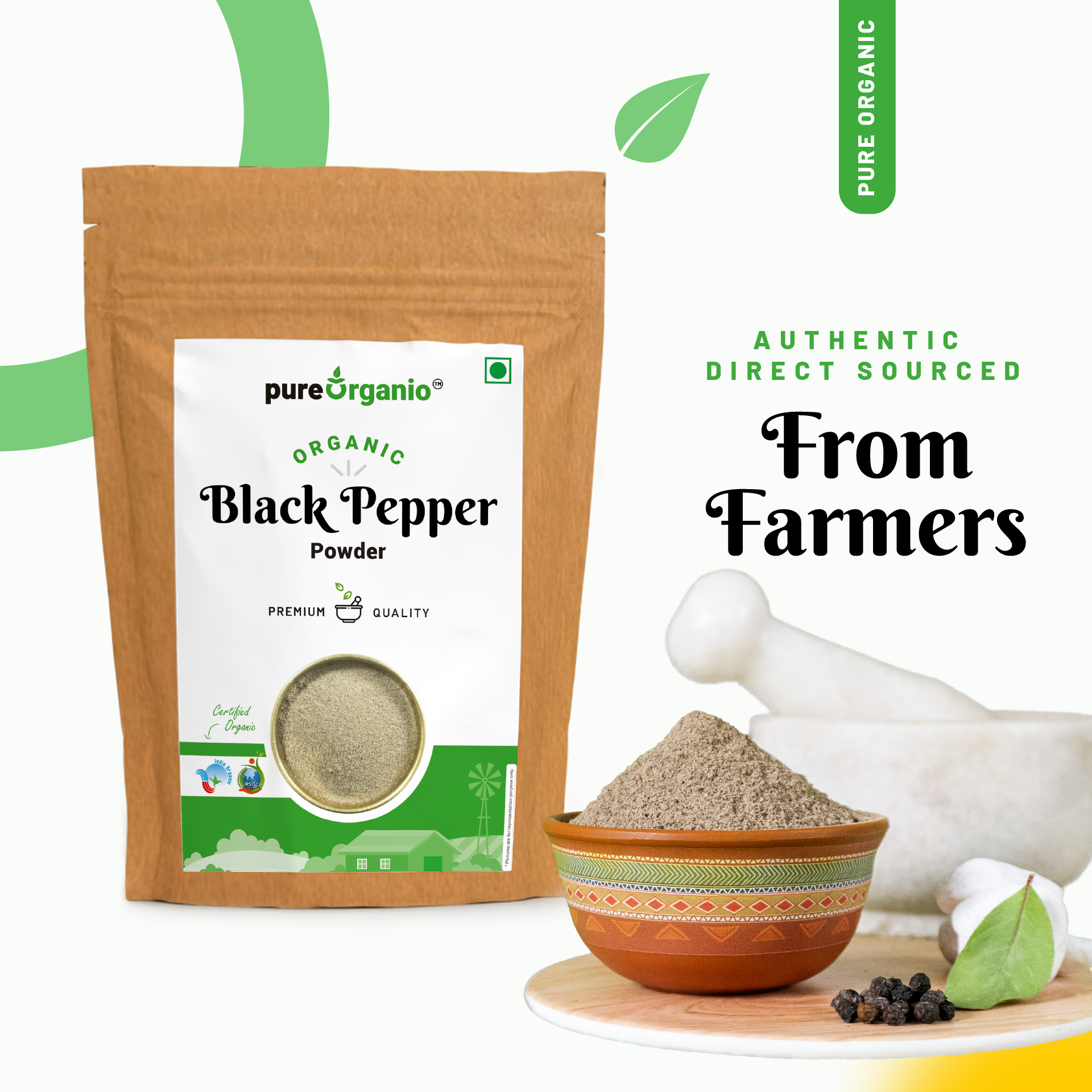 Organic Black Pepper Powder