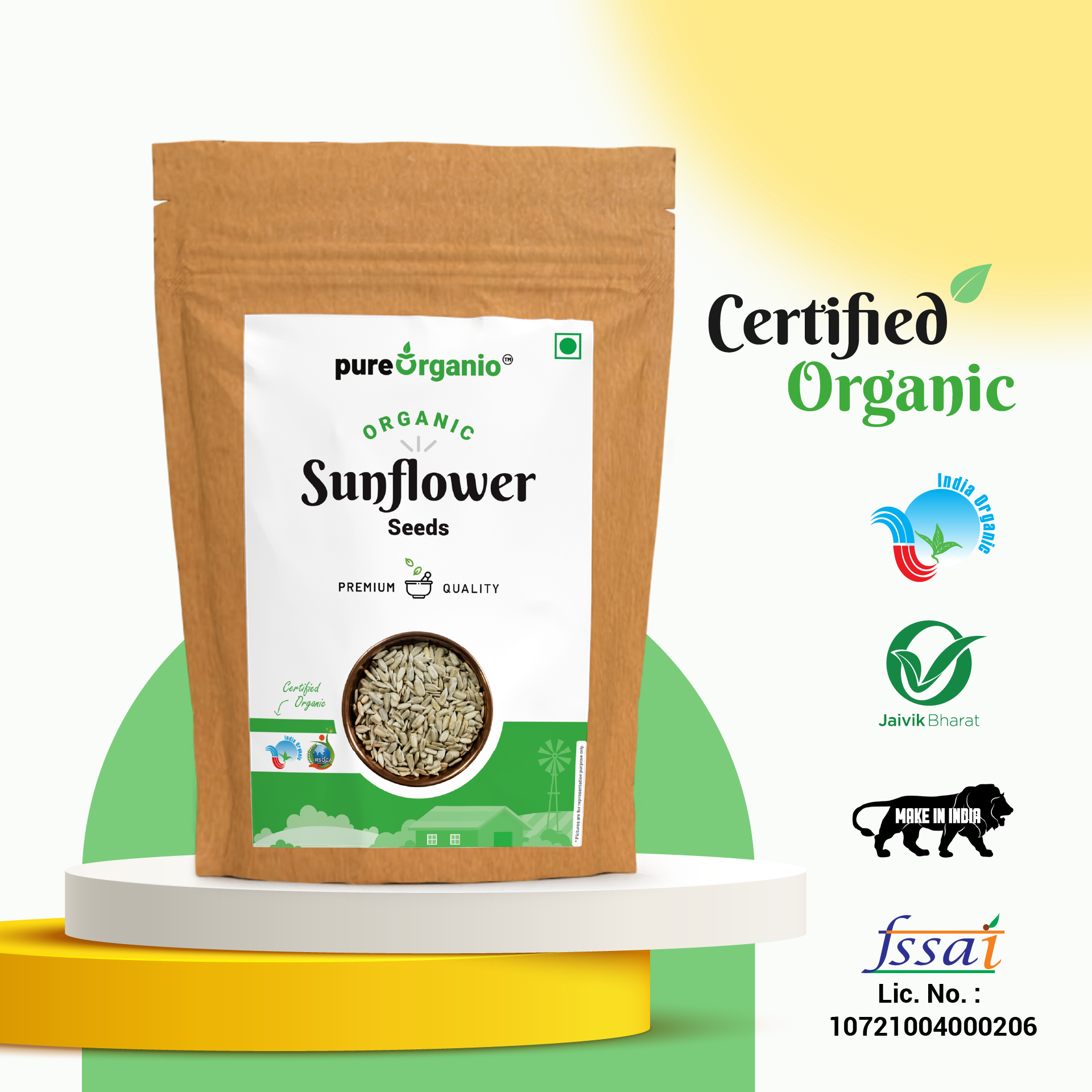 Organic Sunflower Seeds