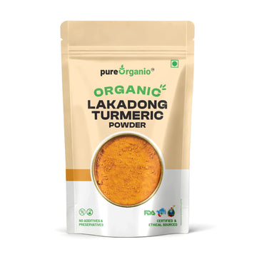 Pure Organio Organic Lakadong Turmeric Powder Indian Organic NPOP Certified