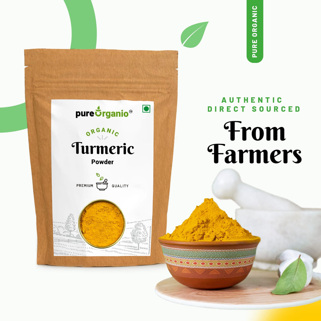 Buy Premium Organic Turmeric Powder Online Best Organic Haldi for Health & Immunity