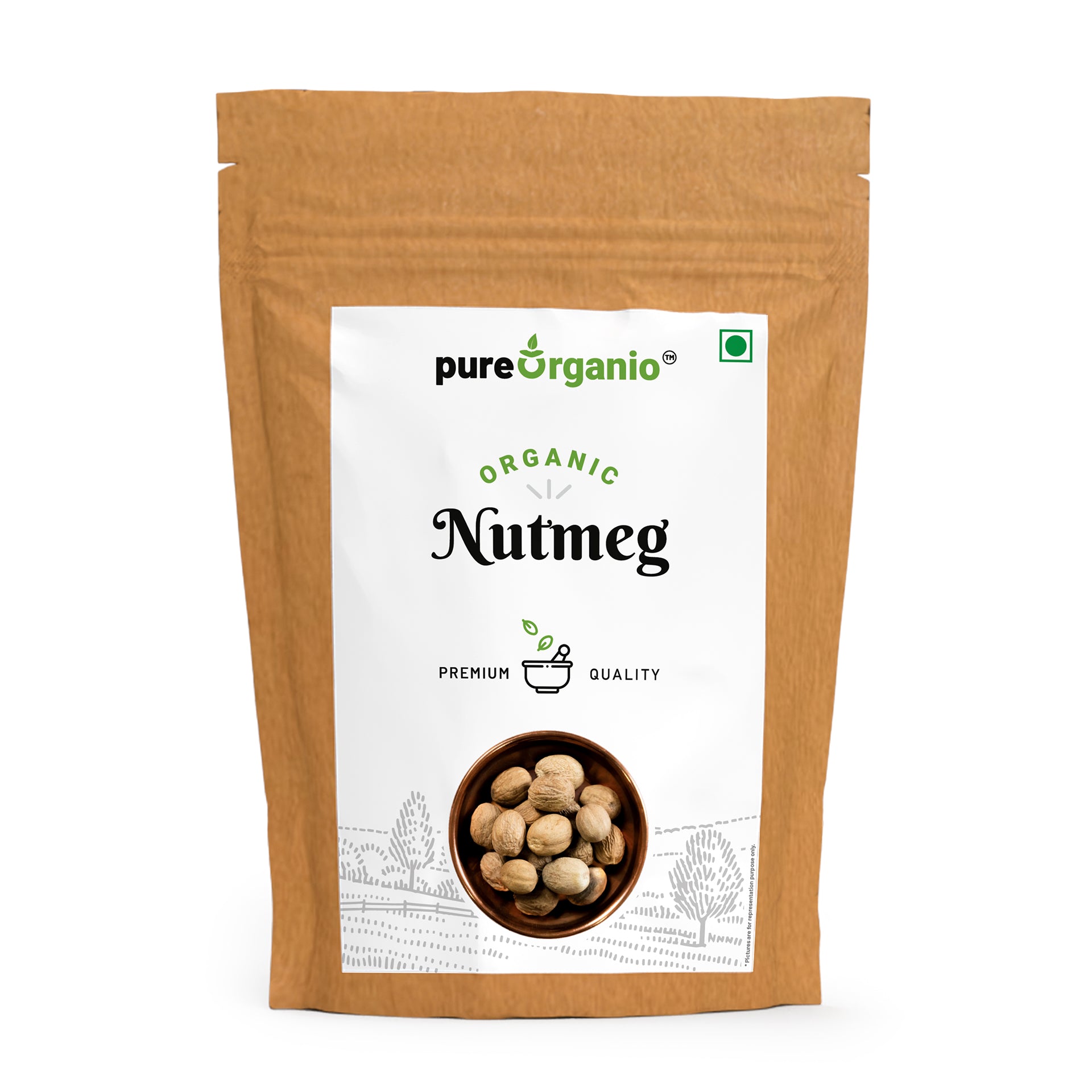 Pureorganio Organic Nutmeg - Jaiphal