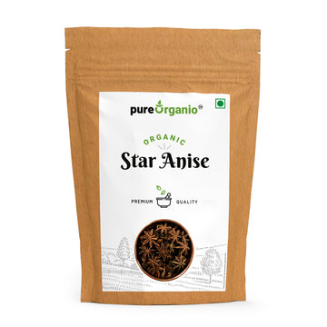 Pure Organio Organic Star Anise Spices Whole Chakri Phool